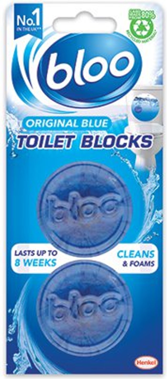 Office Monster | Bloo Bloo Toilet Block In Cistern Original Blue Twin Pack 2597992 Bloo Bloo Toilet Block In Cistern Original Blue Twin Pack 2597992