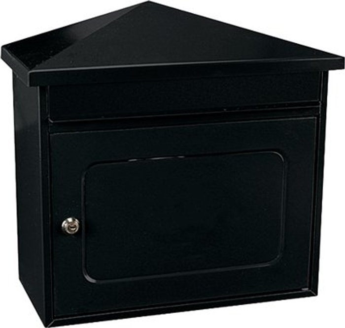 Office Monster | VFM Worthersee Mail Box Black (W390 x D205 x H350mm) 371787 VFM Worthersee Mail Box Black (W390 x D205 x H350mm) 371787