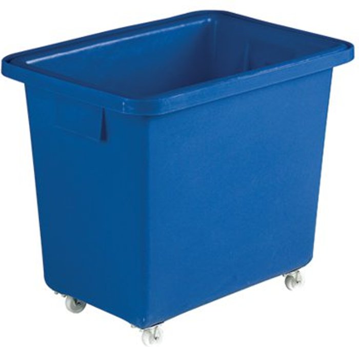 Office Monster | VFM VFM Blue Swivel Castor Bottle Skip 405x610x560mm 328217 VFM VFM Blue Swivel Castor Bottle Skip 405x610x560mm 328217