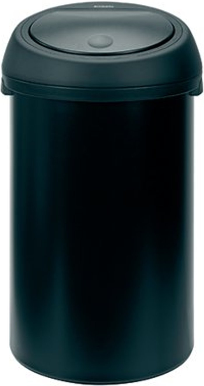 Office Monster | VFM Touch Top Waste Bin 60 Litre Black 374038 VFM Touch Top Waste Bin 60 Litre Black 374038
