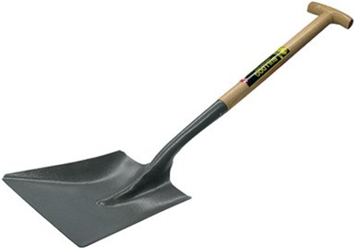 Office Monster | VFM Standard Open Socket No2 T Handle Shovel Black 383285 VFM Standard Open Socket No2 T Handle Shovel Black 383285