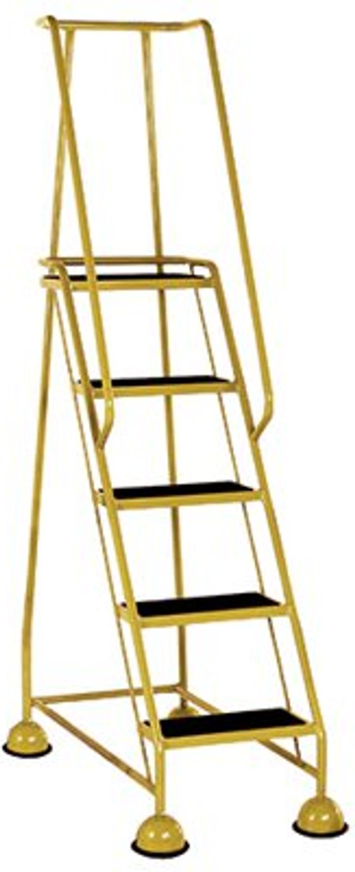 Office Monster | VFM Yellow 5 Tread Step Ladder (Load capacity: 125kg) 385145 VFM Yellow 5 Tread Step Ladder (Load capacity: 125kg) 385145