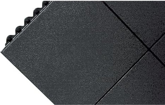 Office Monster | VFM All-Purpose Anti-Fatigue Modular Mat Solid Surface Black 312413 VFM All-Purpose Anti-Fatigue Modular Mat Solid Surface Black 312413