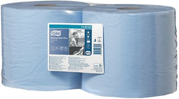 Office Monster | Tork Tork 2-Ply Blue Roll 255m (Pack of 2) 130052 Tork Tork 2-Ply Blue Roll 255m (Pack of 2) 130052