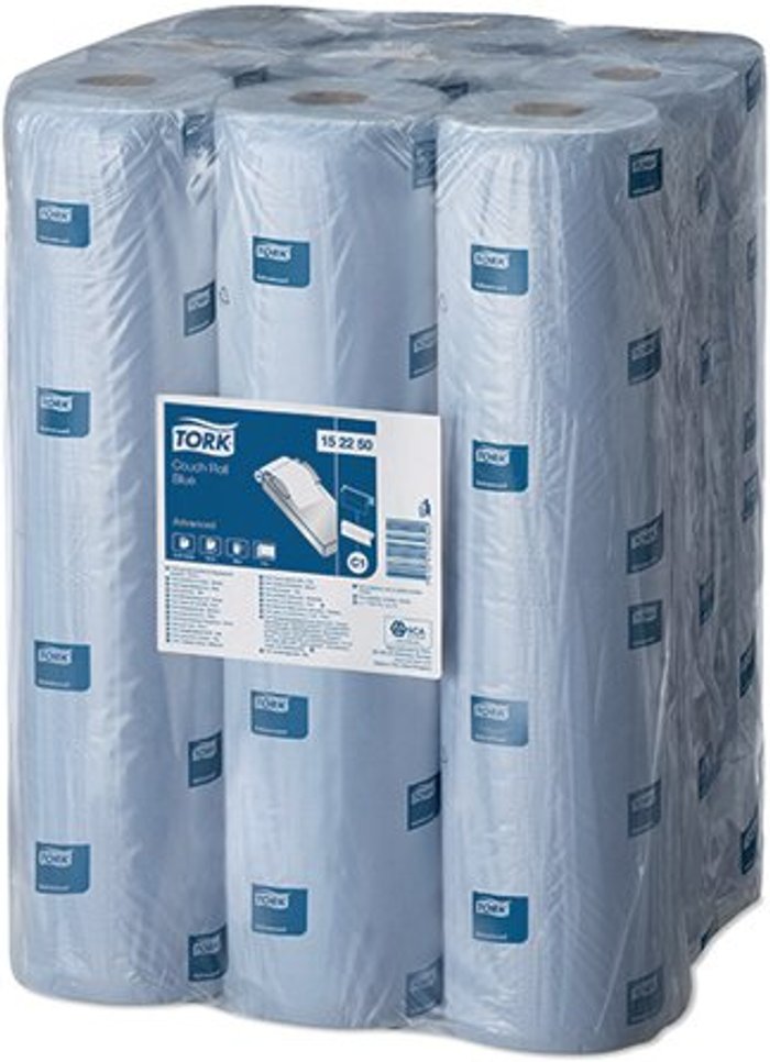 Office Monster | Tork Tork C1 Couch Roll 2-Ply 54m Blue (Pack of 9) 152250 Tork Tork C1 Couch Roll 2-Ply 54m Blue (Pack of 9) 152250