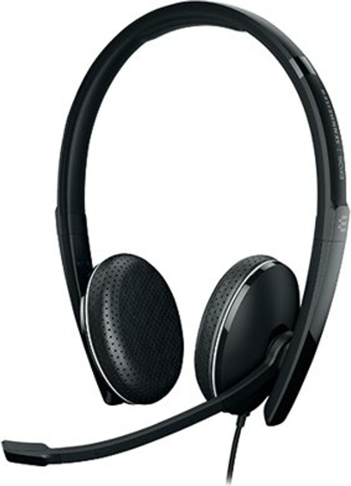 Office Monster | Epos Sennheiser Epos Adapt 165 T Stereo USB Headset with 3.5mm Jack Black 1000902 Epos Sennheiser Epos Adapt 165 T Stereo USB Headset with 3.5mm Jack Black 1000902