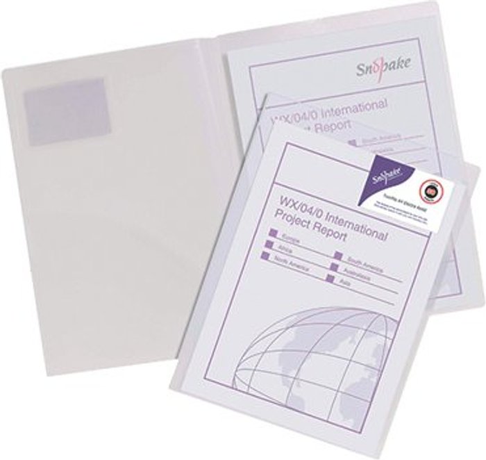 Office Monster | Snopake Snopake TwinFile Presentation File A4 Clear (Pack of 5) 14030 Snopake Snopake TwinFile Presentation File A4 Clear (Pack of 5) 14030
