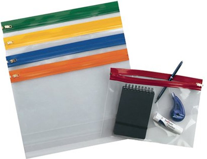 Office Monster | Snopake Snopake Zippa-Bag S Classic A4-+ + Assorted (Pack of 25) 12821 Snopake Snopake Zippa-Bag S Classic A4-+ + Assorted (Pack of 25) 12821