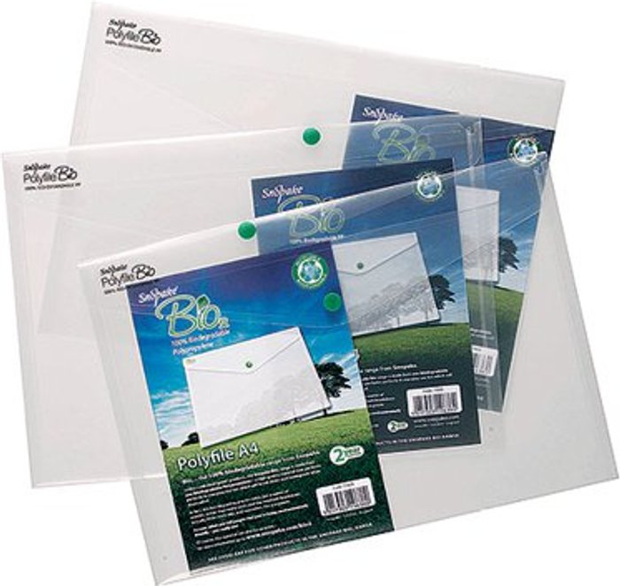 Office Monster | Snopake Snopake Bio Polyfile A4 Clear (Pack of 5) 15428 Snopake Snopake Bio Polyfile A4 Clear (Pack of 5) 15428