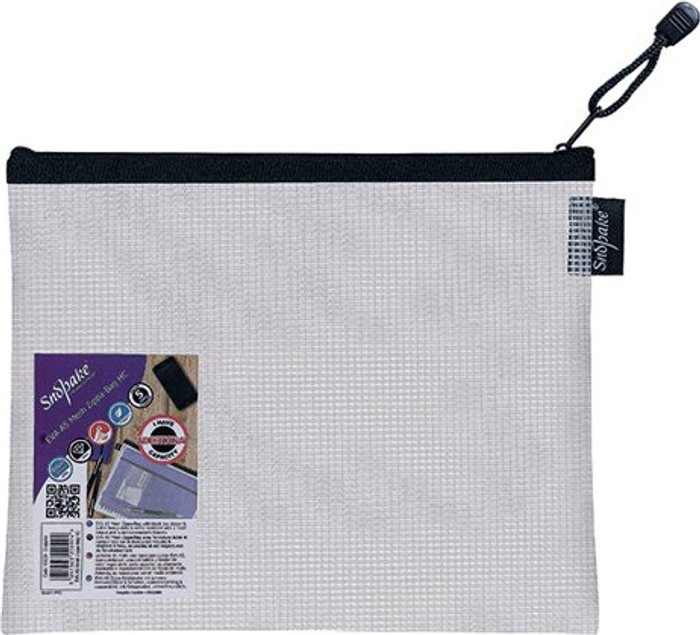 Office Monster | Snopake Snopake Eva Mesh Zippa Bag A5 (Pack of 3) 15838 Snopake Snopake Eva Mesh Zippa Bag A5 (Pack of 3) 15838