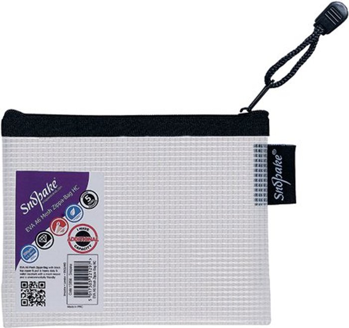 Office Monster | Snopake Snopake Eva Mesh Zippa Bag A6 (Pack of 3) 15856 Snopake Snopake Eva Mesh Zippa Bag A6 (Pack of 3) 15856