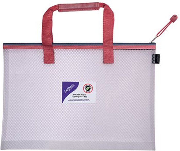 Office Monster | Snopake Snopake EVA Mesh High Capacity Project Zippa Bag A3 480x350mm Red 15876 Snopake Snopake EVA Mesh High Capacity Project Zippa Bag A3 480x350mm Red 15876