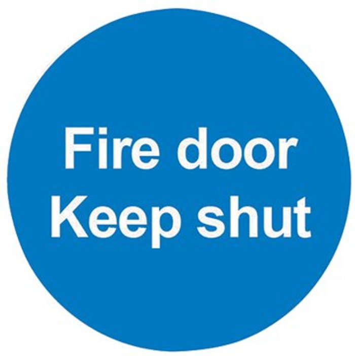 Office Monster | Unbranded Safety Sign Fire Door Keep Shut 100x100mm PVC FR07002R Unbranded Safety Sign Fire Door Keep Shut 100x100mm PVC FR07002R