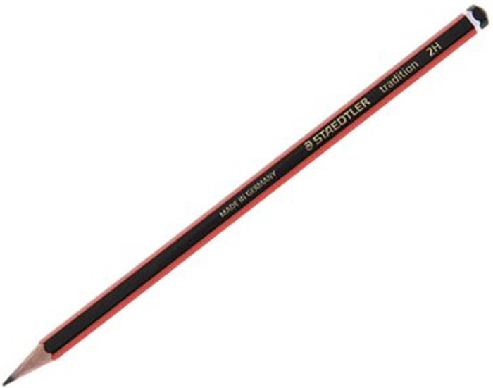 Office Monster | Staedtler Staedtler Tradition 110 2H Pencil (Pack of 12) 110-2H Staedtler Staedtler Tradition 110 2H Pencil (Pack of 12) 110-2H