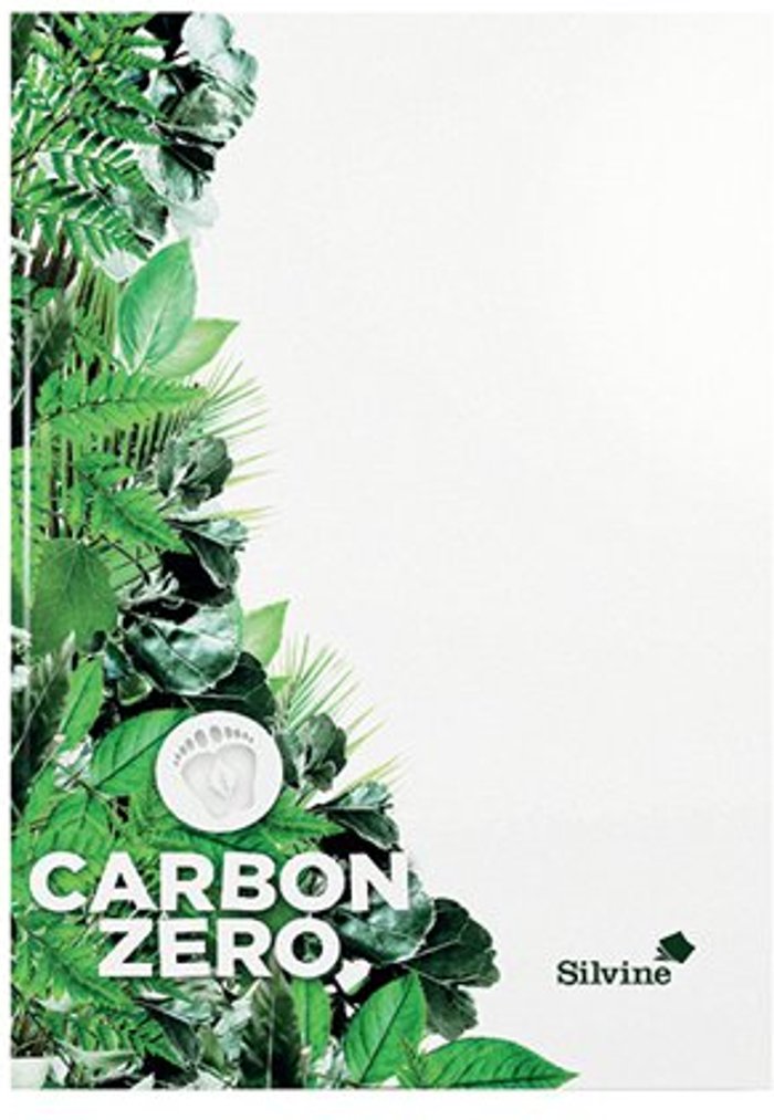 Office Monster | Silvine Silvine Premium Carbon Zero Certified Casebound Notebook Lined 120 Pages A4 R307 Silvine Silvine Premium Carbon Zero Certified Casebound Notebook Lined 120 Pages A4 R307