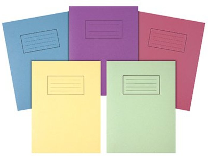 Office Monster | Silvine Silvine Exercise Books 229x178mm Assorted (Pack of 10) EX115-S Silvine Silvine Exercise Books 229x178mm Assorted (Pack of 10) EX115-S
