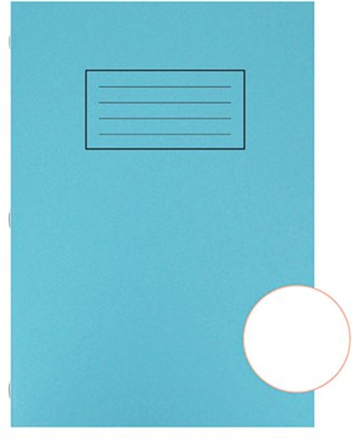 Office Monster | Silvine Silvine Exercise Book A4 Plain Blue (Pack of 10) EX114 Silvine Silvine Exercise Book A4 Plain Blue (Pack of 10) EX114