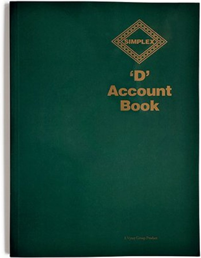 Office Monster | Simplex Simplex D Accounts Book One Year 52 Pages D Simplex Simplex D Accounts Book One Year 52 Pages D