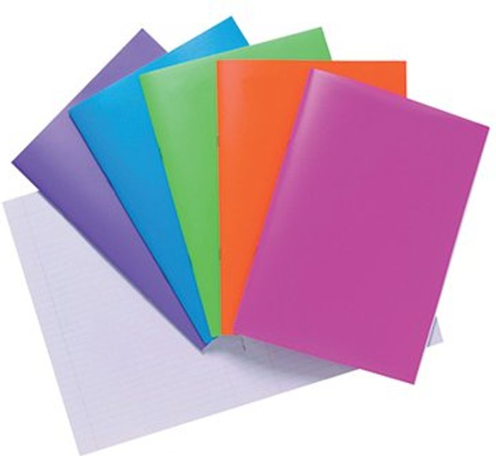 Office Monster | Tiger Polypropylene Covered Notebooks A4 40 Sheets Assorted (Pack of 10) 301550 Tiger Polypropylene Covered Notebooks A4 40 Sheets Assorted (Pack of 10) 301550