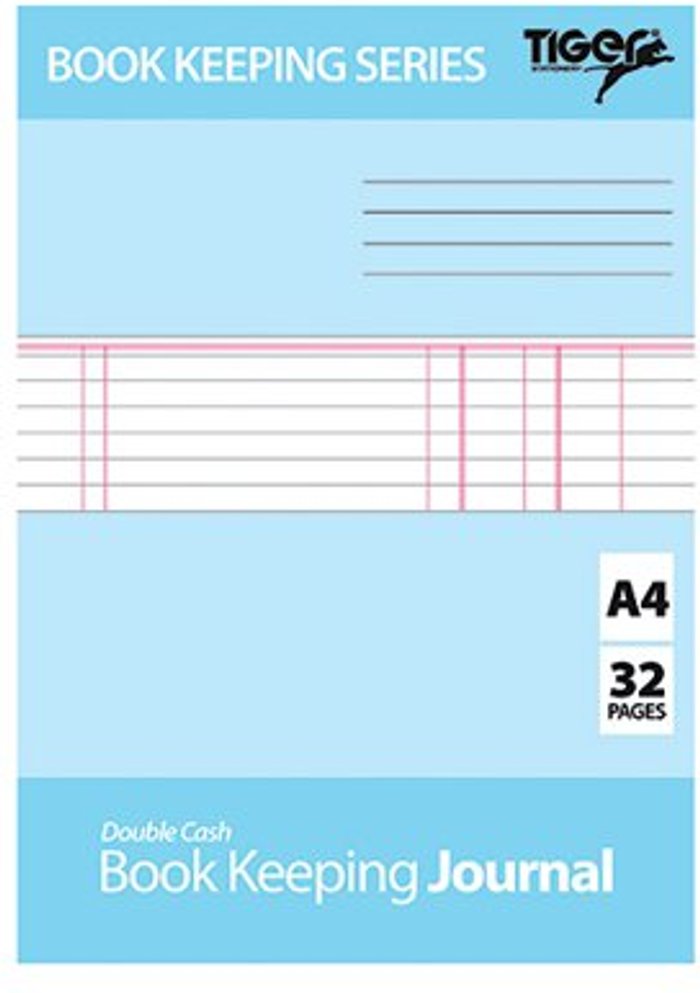 Office Monster | Tiger Book Keeping Journal (Pack of 6) 302301 Tiger Book Keeping Journal (Pack of 6) 302301