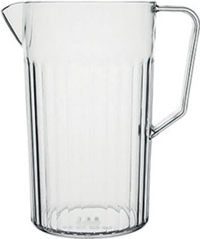Office Monster | Stewart Superior Clear Polycarbonate 1.4 Litre Jug with Lid (Completely dishwasher safe) PC64CW Stewart Superior Clear Polycarbonate 1.4 Litre Jug with Lid (Completely dishwasher safe) PC64CW