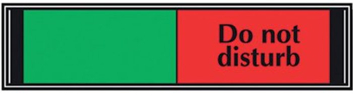 Office Monster | Stewart Superior Sliding Sign Do Not Disturb 225x52mm V6DB/DD Stewart Superior Sliding Sign Do Not Disturb 225x52mm V6DB/DD