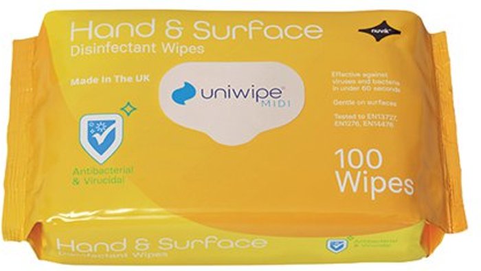 Office Monster | Uniwipe Uniwipe Hand and Surface Wipes (Pack of 100) 1025 Uniwipe Uniwipe Hand and Surface Wipes (Pack of 100) 1025