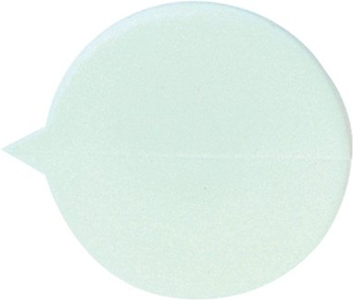 Office Monster | Val-U-Mail GoSecure Security Seals Plain Round White (Pack of 500) S1W Val-U-Mail GoSecure Security Seals Plain Round White (Pack of 500) S1W