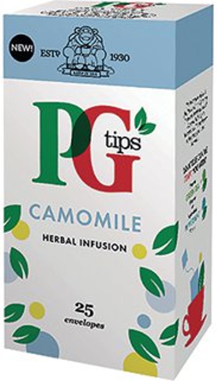 Office Monster | PG Tips PG Tips Camomile Envelope Tea Bags (Pack of 25) 49095901 PG Tips PG Tips Camomile Envelope Tea Bags (Pack of 25) 49095901