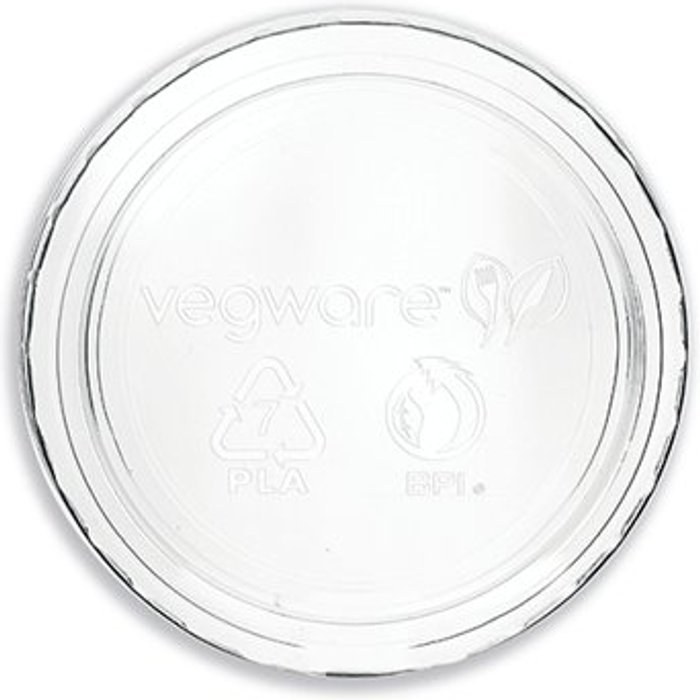 Office Monster | vegware Vegware Portion Pot Lid 4oz and 2oz Clear (Pack of 2000) CF736 vegware Vegware Portion Pot Lid 4oz and 2oz Clear (Pack of 2000) CF736