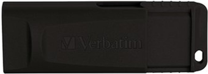 Office Monster | Verbatim Verbatim Slider 2.0 USB Drive 128GB - Black Verbatim Verbatim Slider 2.0 USB Drive 128GB - Black