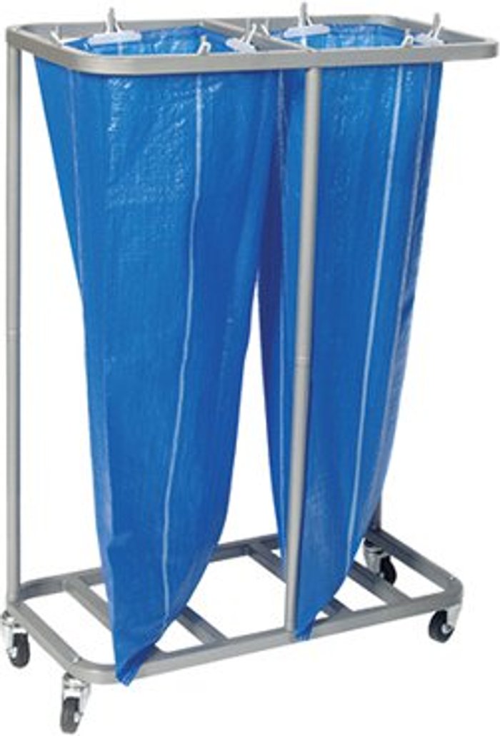 Office Monster | GoSecure GoSecure Double Sack Holder Silver SH2SIL GoSecure GoSecure Double Sack Holder Silver SH2SIL