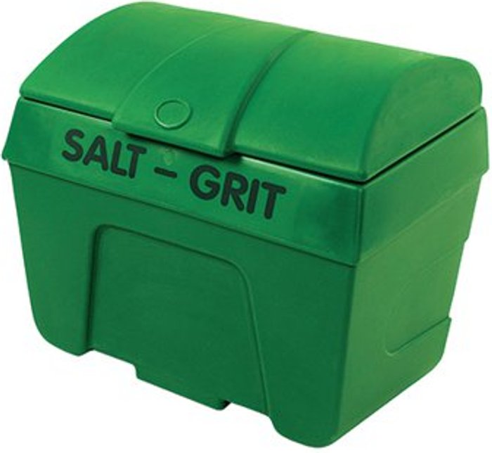 Office Monster | VFM Green Winter Salt and Grit Bin 200 Litre No Hopper 317058 VFM Green Winter Salt and Grit Bin 200 Litre No Hopper 317058
