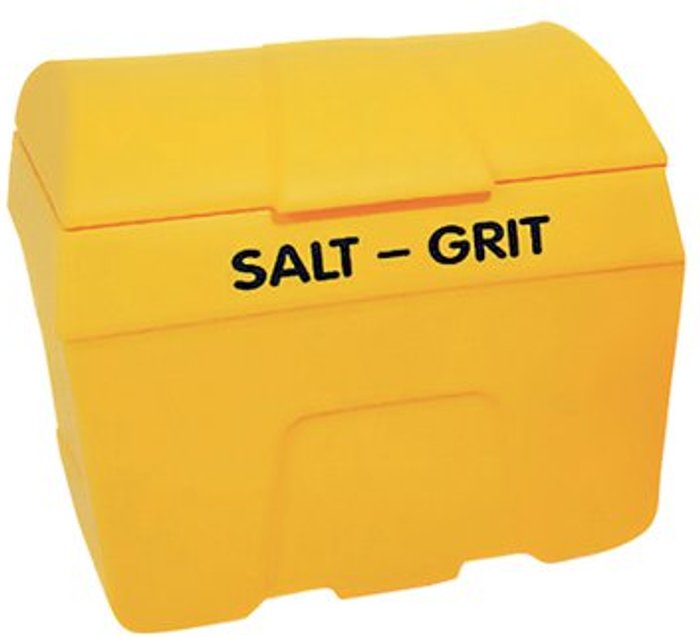 Office Monster | VFM Winter Salt/Grit Bin No Hopper 400 Litre Yellow 317066 VFM Winter Salt/Grit Bin No Hopper 400 Litre Yellow 317066