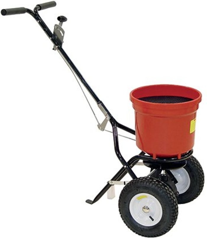 Office Monster | VFM Mobile Salt Spreader 22kg Capacity 380944 VFM Mobile Salt Spreader 22kg Capacity 380944