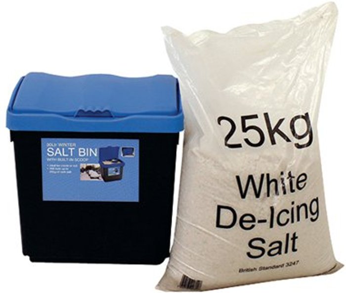 Office Monster | Slingsby 30 Litre Grit Bin and 25kg Salt Kit 389113 Slingsby 30 Litre Grit Bin and 25kg Salt Kit 389113