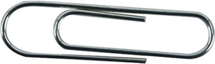 Office Monster | Essentials Paperclips Plain 51mm (Pack of 1000) 33281 Essentials Paperclips Plain 51mm (Pack of 1000) 33281