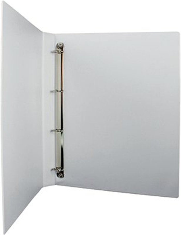 Office Monster | Unbranded White 16mm 4O Presentation Binder (Pack of 10) WX01324 Unbranded White 16mm 4O Presentation Binder (Pack of 10) WX01324
