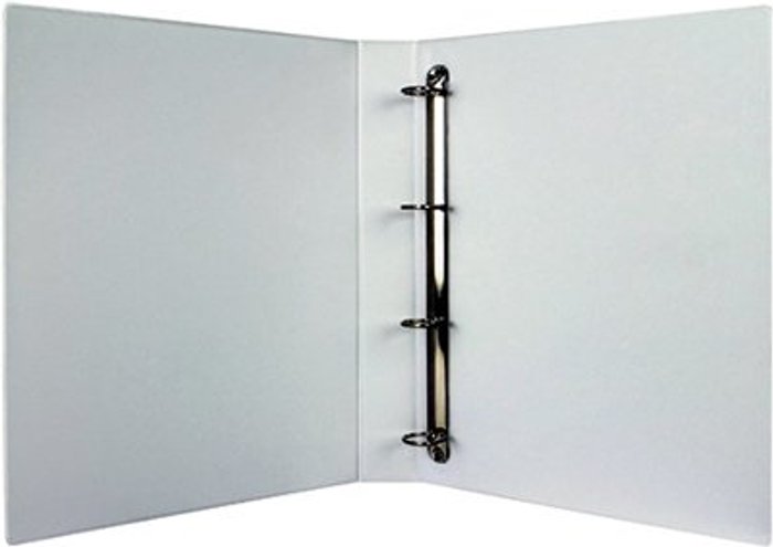 Office Monster | Unbranded White 25mm 4D Presentation Binder (Pack of 10) WX01325 Unbranded White 25mm 4D Presentation Binder (Pack of 10) WX01325