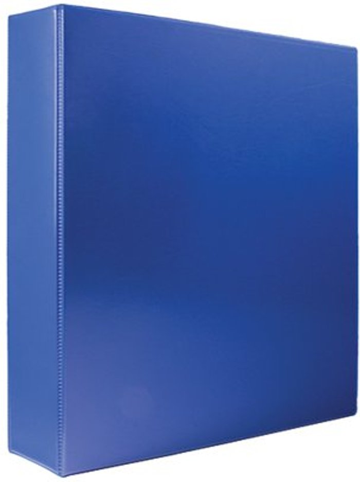 Office Monster | Unbranded Blue 40mm 4D Presentation Ring Binder (Pack of 10) WX01331 Unbranded Blue 40mm 4D Presentation Ring Binder (Pack of 10) WX01331
