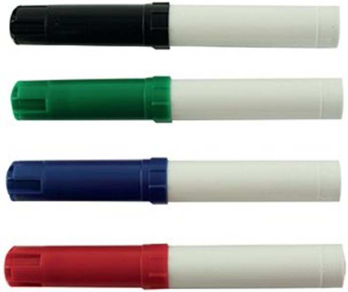 Office Monster | Unbranded Assorted Flipchart Markers (Pack of 4) WX01551 Unbranded Assorted Flipchart Markers (Pack of 4) WX01551