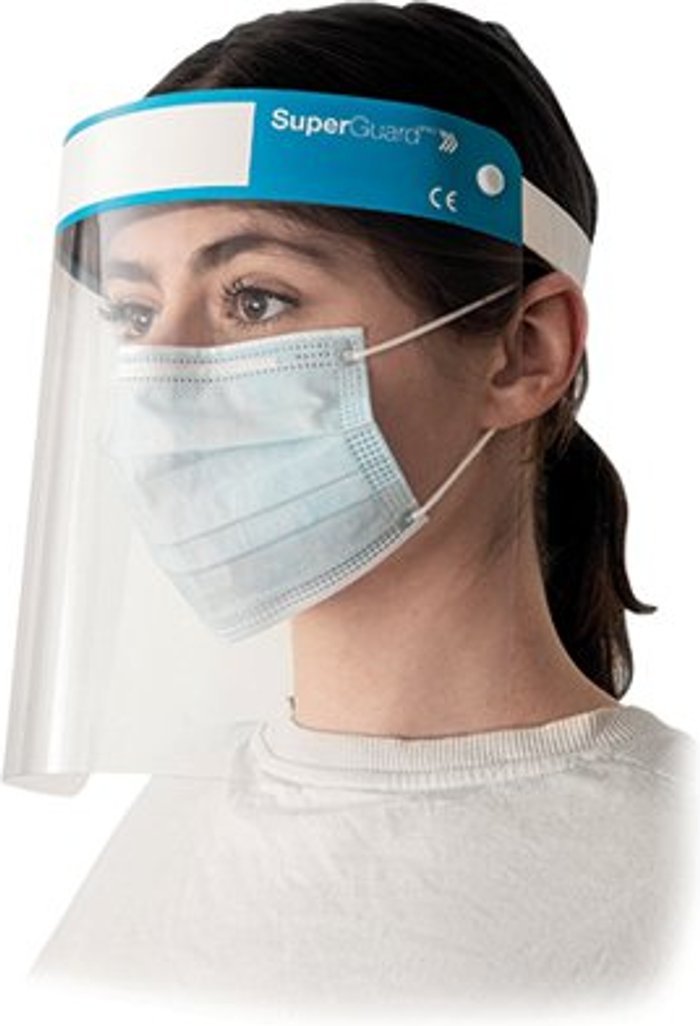 Office Monster | SuperGuard Pro SuperGuardPRO Visor (Pack of 24) PPPE201 SuperGuard Pro SuperGuardPRO Visor (Pack of 24) PPPE201