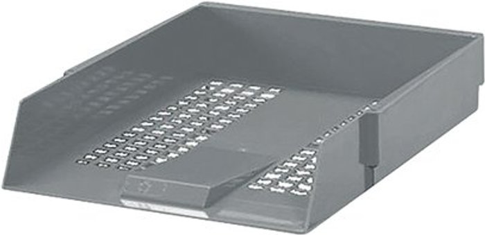 Office Monster | Deflecto Red A4 Contract Letter Tray (Plastic Construction and Mesh Design) WX10055A Deflecto Red A4 Contract Letter Tray (Plastic Construction and Mesh Design) WX10055A