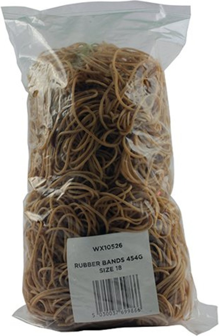 Office Monster | Unbranded Size 18 Rubber Bands 454g 9340015 Unbranded Size 18 Rubber Bands 454g 9340015