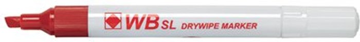 Office Monster | Unbranded Red Whiteboard Markers Chisel Tip (Pack of 10) WX26037 Unbranded Red Whiteboard Markers Chisel Tip (Pack of 10) WX26037