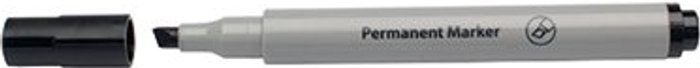 Office Monster | Unbranded Black Permanent Marker Chisel Tip (Pack of 10) WX26042A Unbranded Black Permanent Marker Chisel Tip (Pack of 10) WX26042A