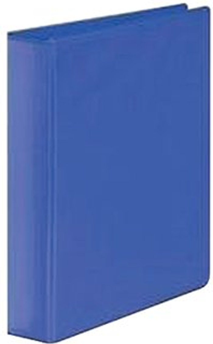 Office Monster | Unbranded Blue 65mm 4D Presentation Ring Binder (Pack of 10) WX70298 Unbranded Blue 65mm 4D Presentation Ring Binder (Pack of 10) WX70298