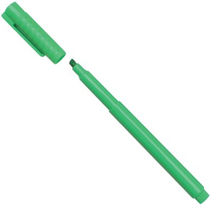 Office Monster | Unbranded Green Highlighter Pens (Pack of 10) WX93202 Unbranded Green Highlighter Pens (Pack of 10) WX93202