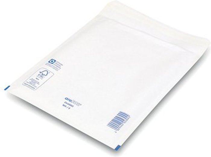 Office Monster | Unbranded Bubble Lined Envelopes Size 5 220x265mm White (Pack of 100) XKF71450 Unbranded Bubble Lined Envelopes Size 5 220x265mm White (Pack of 100) XKF71450