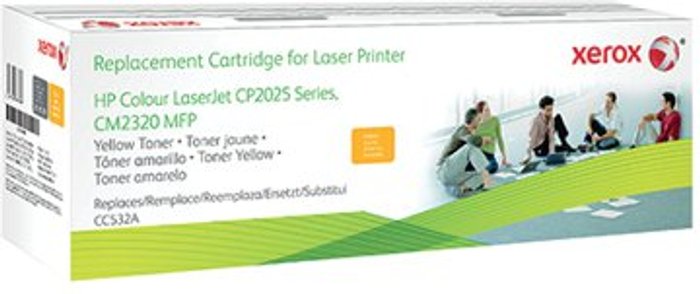 Office Monster | Xerox Xerox HP CC532A Compatible Toner Cartridge Yellow 003R99793 Xerox Xerox HP CC532A Compatible Toner Cartridge Yellow 003R99793